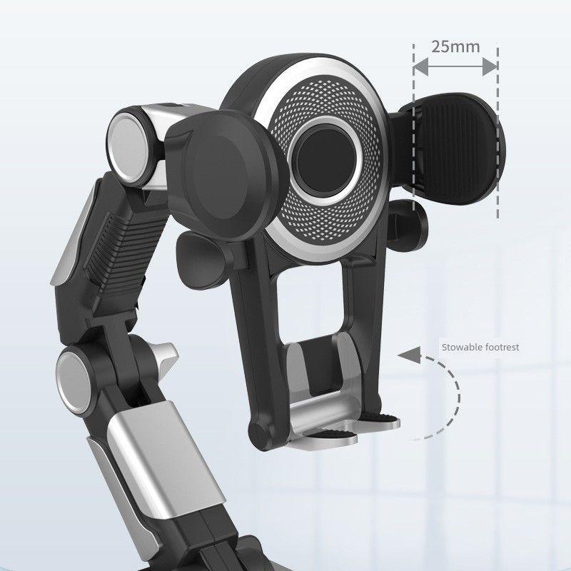Large Suction Cup Car Phone Holder Car Navigation Dashboard Windshield Dashboard Mechanical Arm Stable