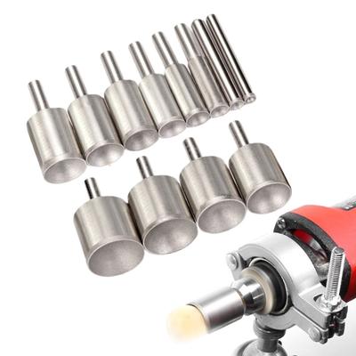 320 # Parlatma Ucu 5mm-25mm Elmas Parçaları Gümüş Alet