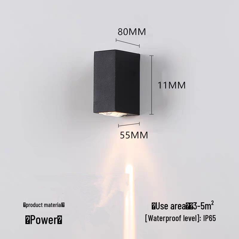 Modern LED Waterproof Outdoor Wall Lamp – Creative Design for Corridor