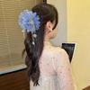 Flower Tassel Hair Clip For Women Girls Shark Ponytail Clip Headdress Temperament Headwear Hair Accessories Gifts