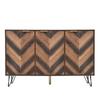 Home Storage Cabinet Sideboard Exclusive Sideboard with Three Doors Stylish Details And Generous Space. Side Panel Door Made of Solid Wood Veneer