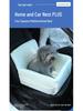 Pet Car Bed & Safety Seat for Small/Medium Dogs & Cats - Co-pilot/Rear Sofa Bed