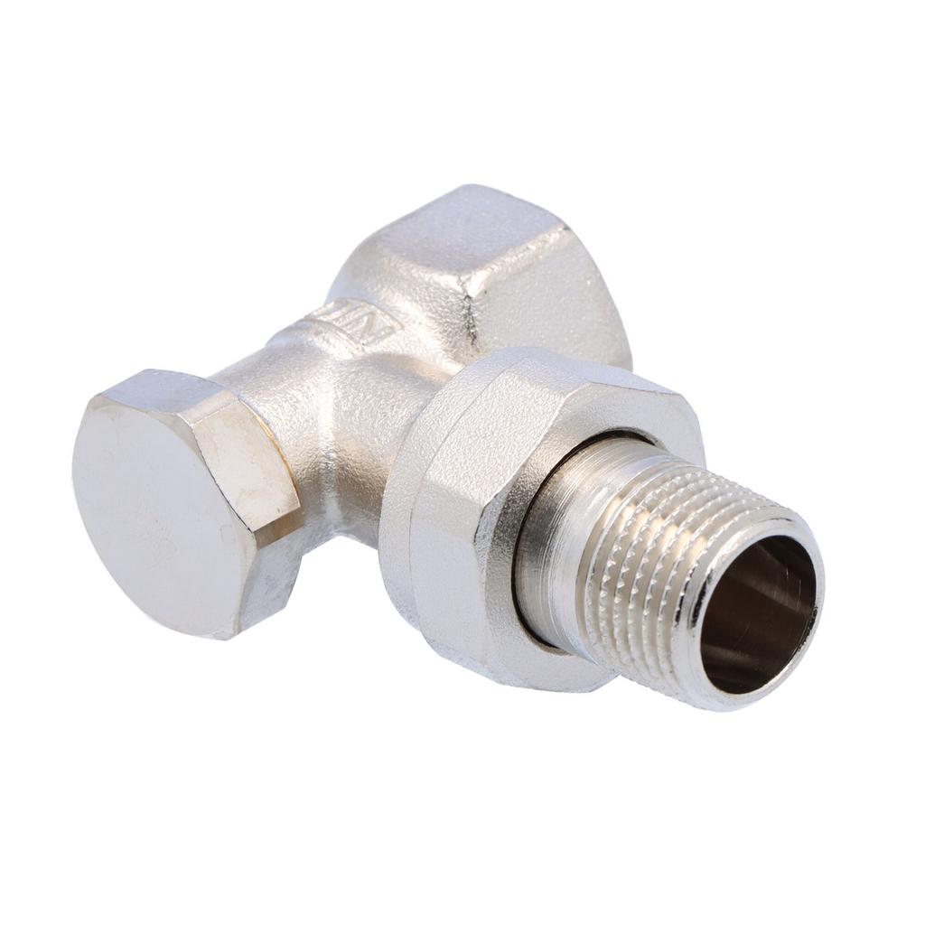 Combi 2 return valve, DN15 - 1/2", angle, nickel-plated