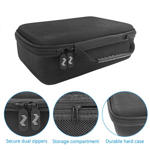 Musiin Audio Interface Storage Case for SSL2 MKII and SSL2+MKII Audio Interfaces, Top Cover with Zippered Mesh Pocket and Handle Strap, Portable Trave