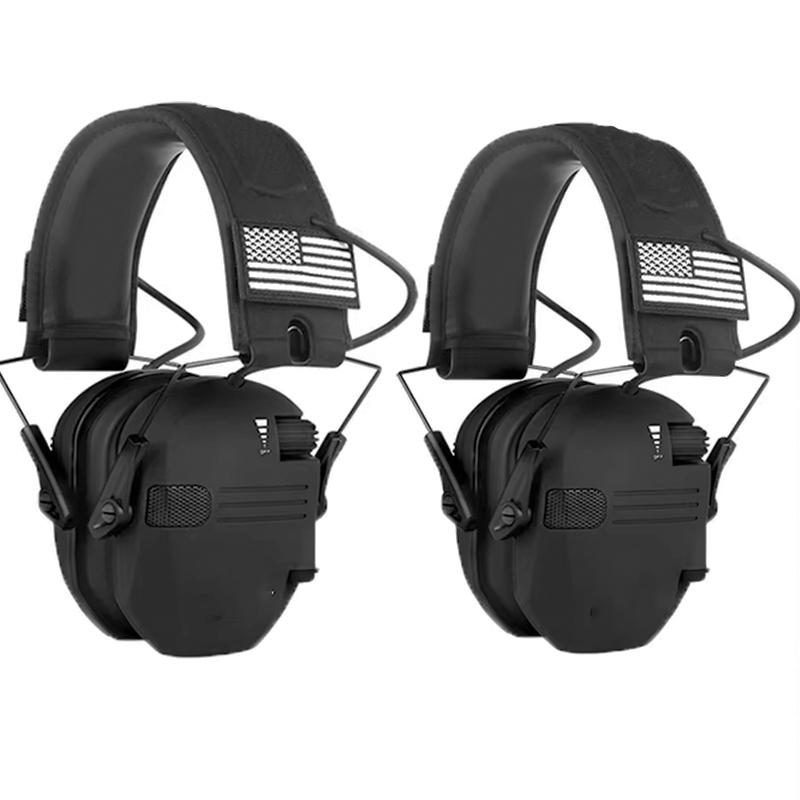 Paraorecchie Elettronico Tattico Originale per Tiro all'Aperto Cuffie Anti-rumore per Sport all'Aperto Amplificazione Suono d'Impatto Udito