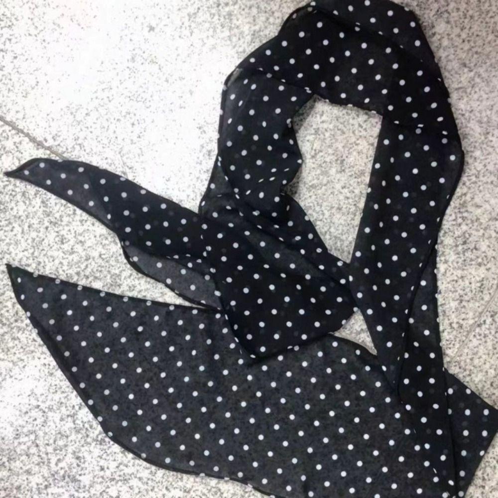 195*4cm Long Neck Scarf Leopard Print Women Belt Retro Leopard Scarf Women