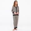 4XL Plus Size Damen-Pyjama-Set aus Eisseide, Nachtwäsche mit langen/kurzen Ärmeln