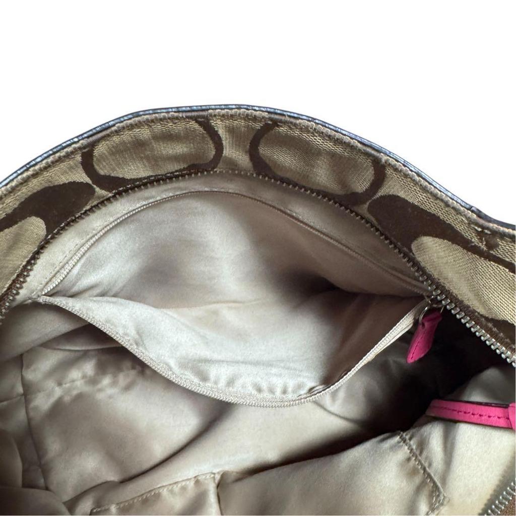 Used COACH Coach Alexandra Pink y2k Signature Tote Bag