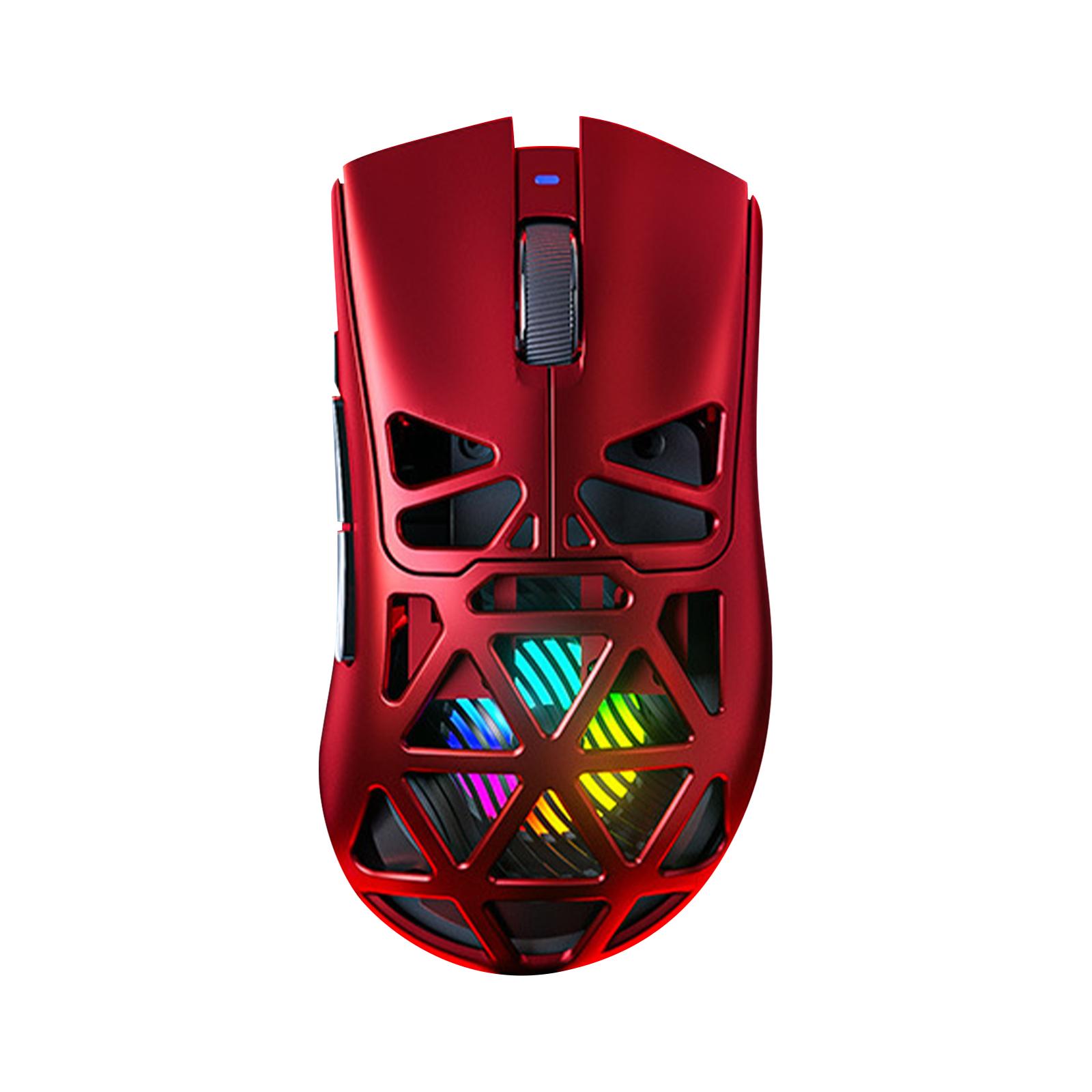

Wireless Gaming Mouse, -Mode 2.4GHz/USB-C/BT5.3 Computer Mouse With, Programmable Gamer Mouse With Fire Key, RGB Light Gaming Mice For PC One Size