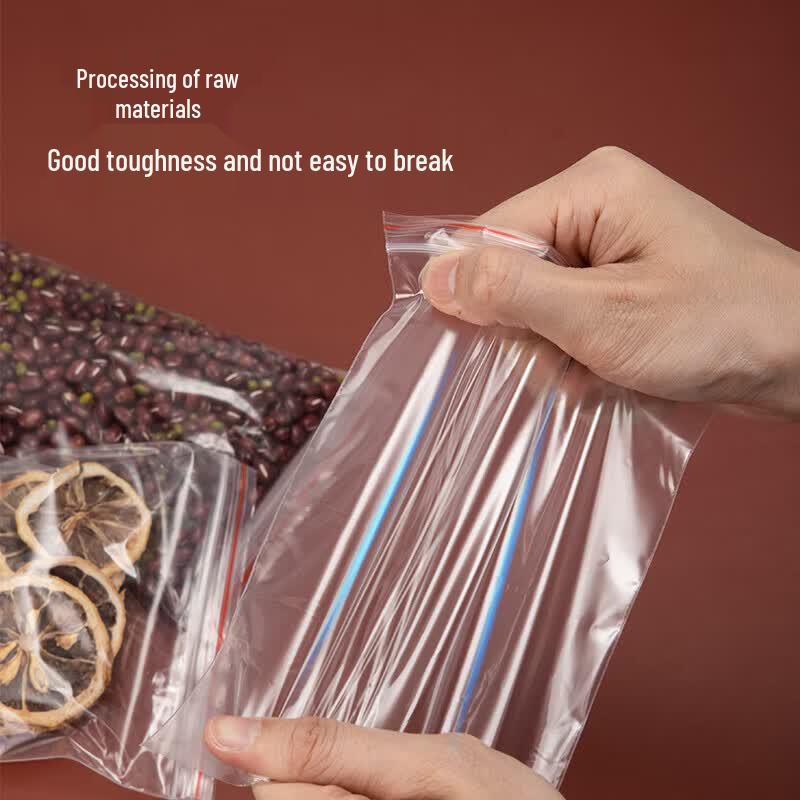 Deli Thickened Transparent Self-Sealing Plastic Bags