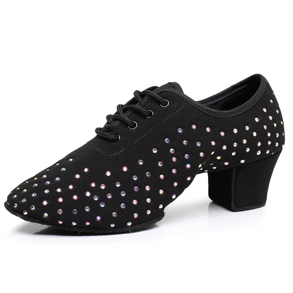 

Профессиональная обувь для танцев сальса, черная, флэш, для мужчин и женщин, стандартная, для бальных танцев, танго, латиноамериканских танцев, кроссовки для джаза, 46 ярдов 37