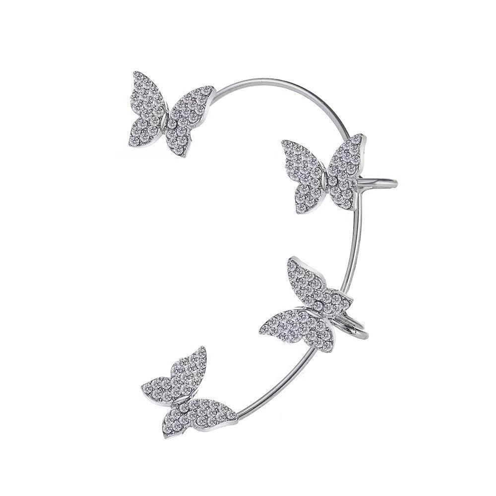 Elegant Fairy Butterfly Ear Cuff: No-Piercing, High-End Fashion Jewelry for Women