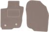 Beige Front Floor Mats For: Toyota RAV4 III SUV (2006-2013)