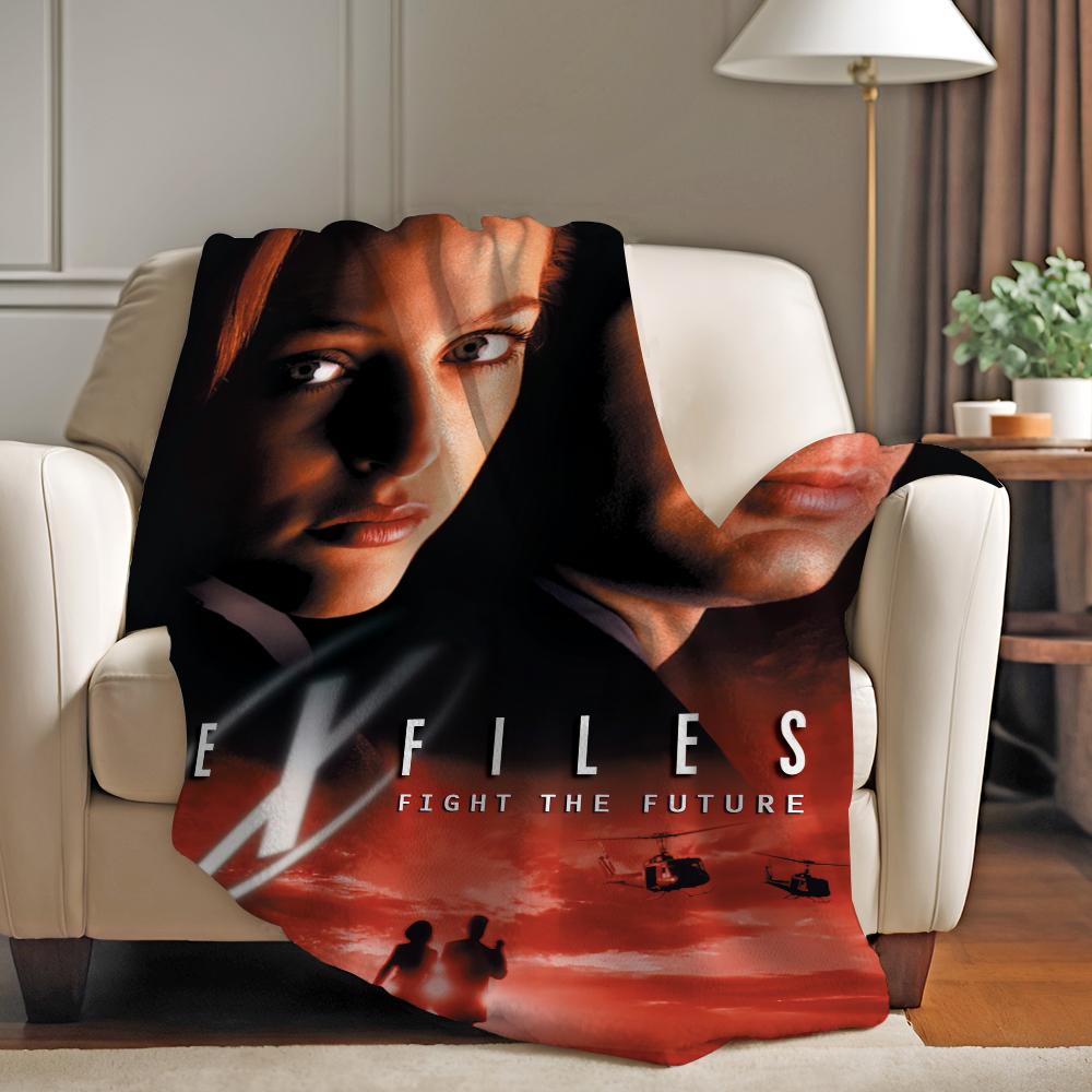 TV Show The X Files Blanket Soft and Skin Friendly For Couch Bed Napping Bedspread All Seasons Comforter