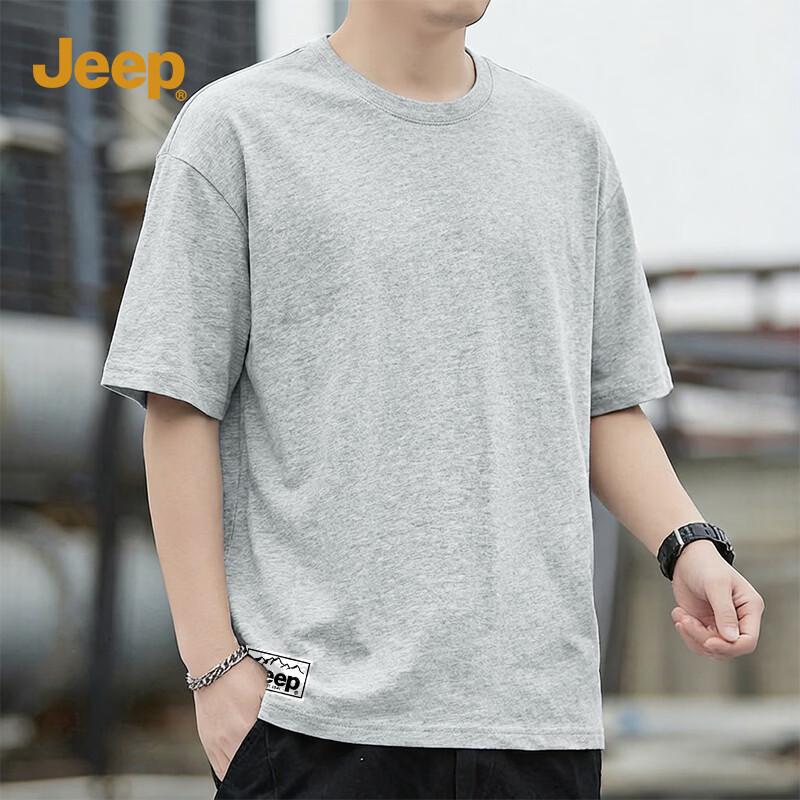 JEEP Men s Pure Cotton Short Sleeve T-Shirt 3XL