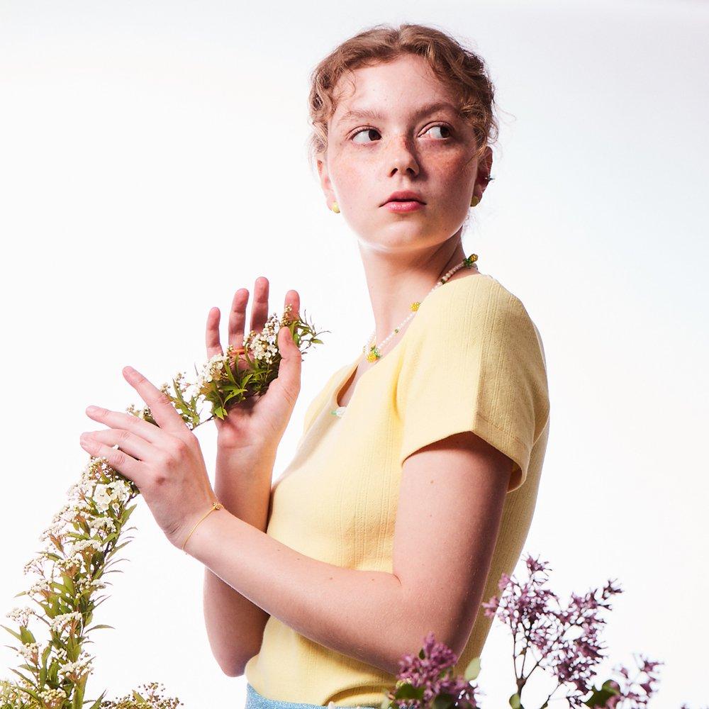 [14K Gold] Daisy Bracelet_Vh22N6Br504M