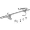 Throttle Cable Bracket 4150 4160 Series Throttle Brackets Billet Adjustable Aluminum (Silver)