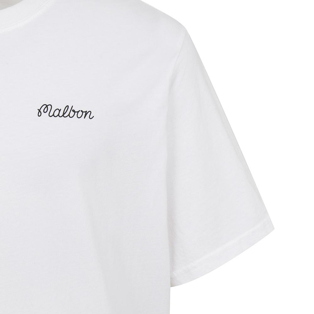 MALBON GOLF Bermuda Baldwin T-Shirt White