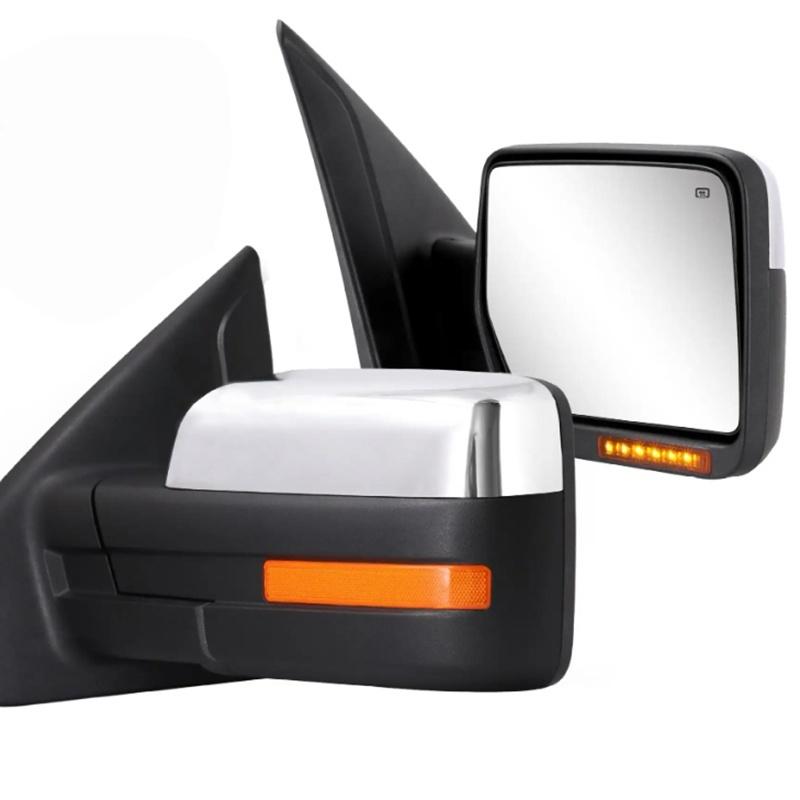 For Ford F150 2004-2010 Pickup Truck Power Heated Car Rearview Glass Part