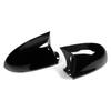 OX Horn Mirror Cover Cap Gloss Black Style For Volkswagen VW Jetta MK5 2005-2010