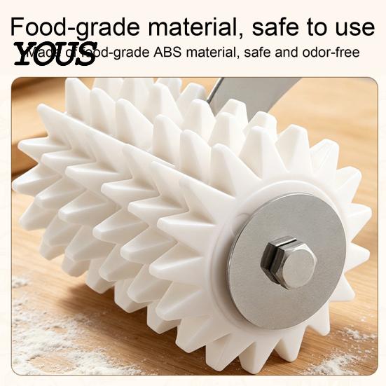Bread Needle Roller Dough for Pizza Punch, Biscuits Hole Maker, Cake Pie Stainless Steel Docker Puncher Large Docker, Kitchen Cookies