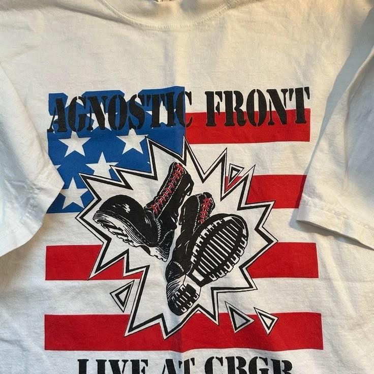 Agnostic front white TShirt Short Sleeve S to 5XL PNA_299  Unisex T-Shirt XXXXL