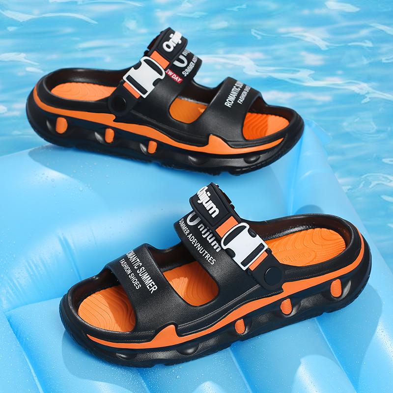 Sommer Herren Massage Hausschuhe Outdoor Sandalen Strand Bequeme Weiche Rutschen Indoor Freizeitschuhe