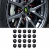 Fit For Tesla Model 3 S X 12-2021 Matte Black ABS Wheel Hub Cap Cover Trim 20PCS