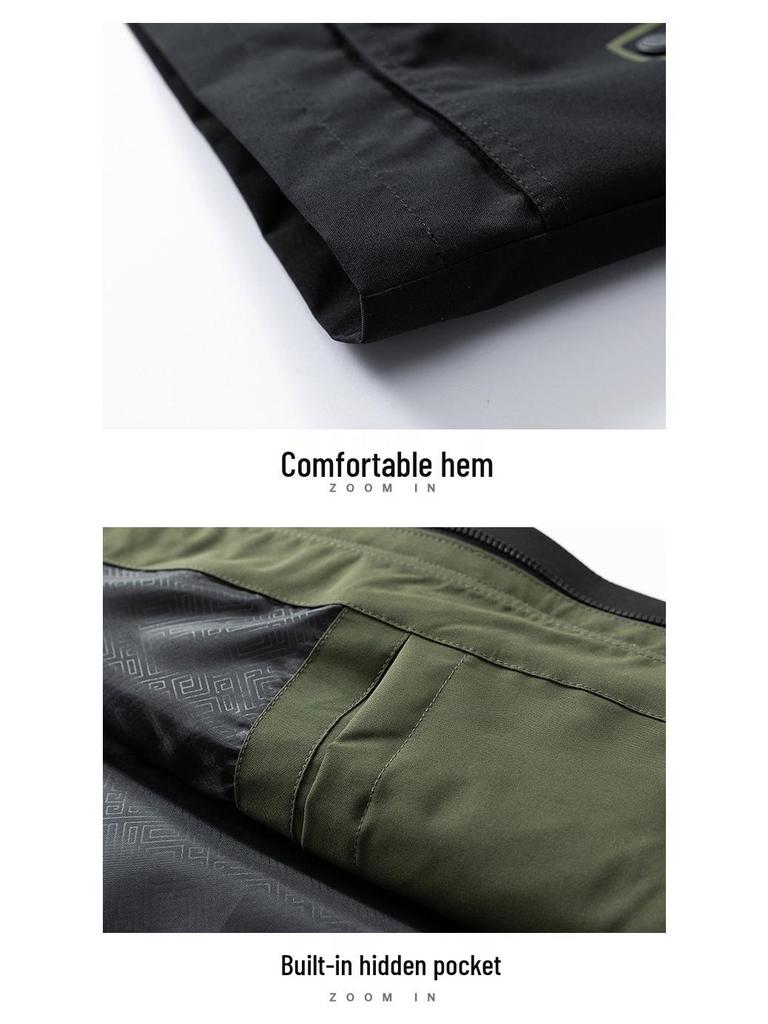 Herren 2025 Softshell Windbreaker: Neuer heißer Stil Frühling Punk Workwear - Dünne, locker sitzende Jacke