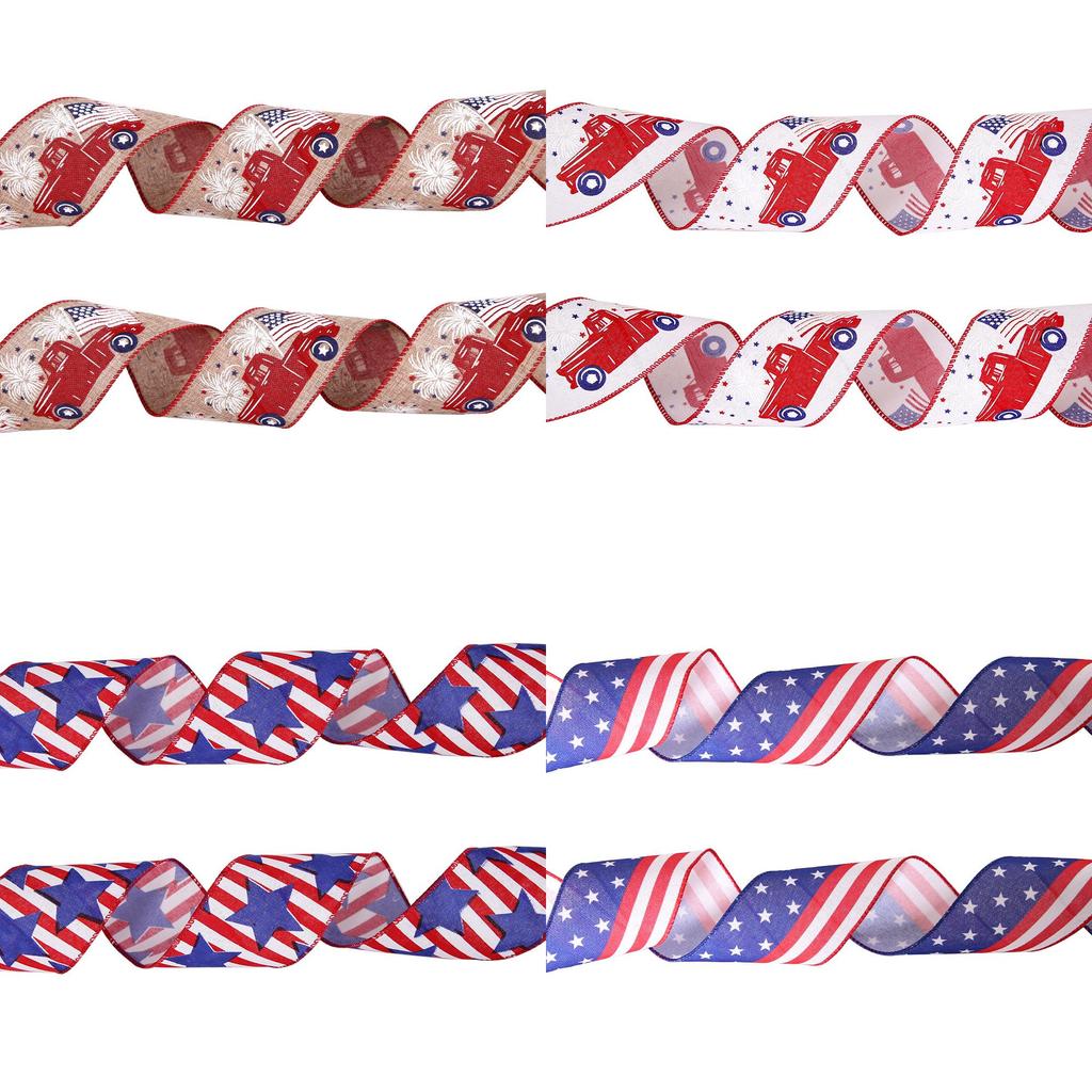 Vibrant 2 Meter American Flag Ribbon For Independence Day Party Decoration Supplies