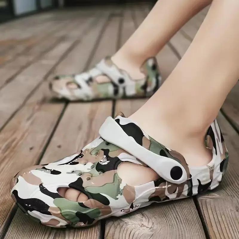 Fashion Shoes for Men Hole Non-slip Casual Man Sandals Descount New Design 2024 Luxury H Adult Buy Comfortable 39 Designer Summer Sale V
