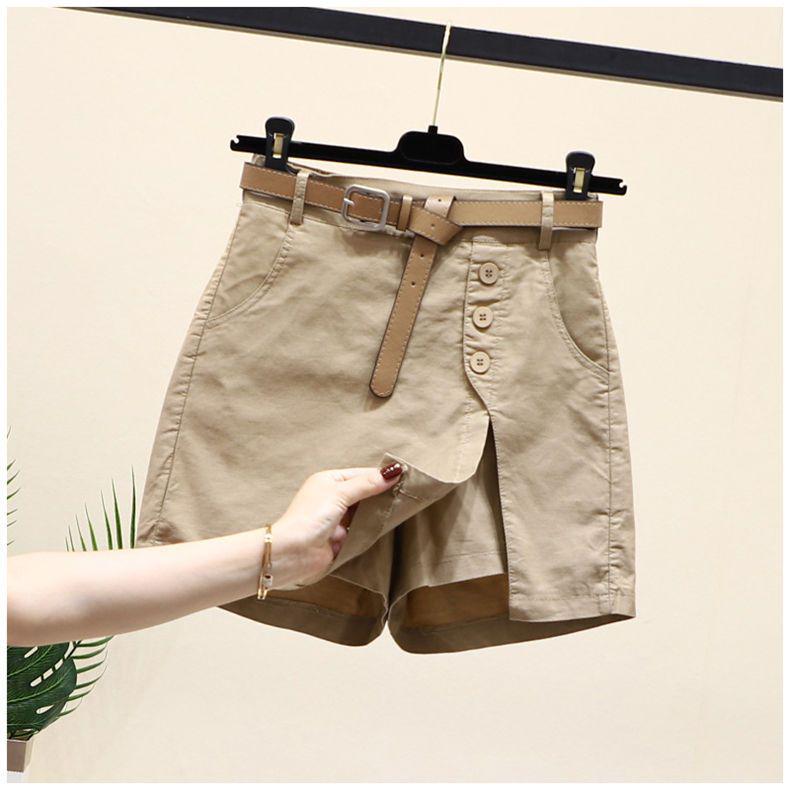 Women's Casual Skort: 2025 Korean-Style Slimming A-Line with Elastic Waist