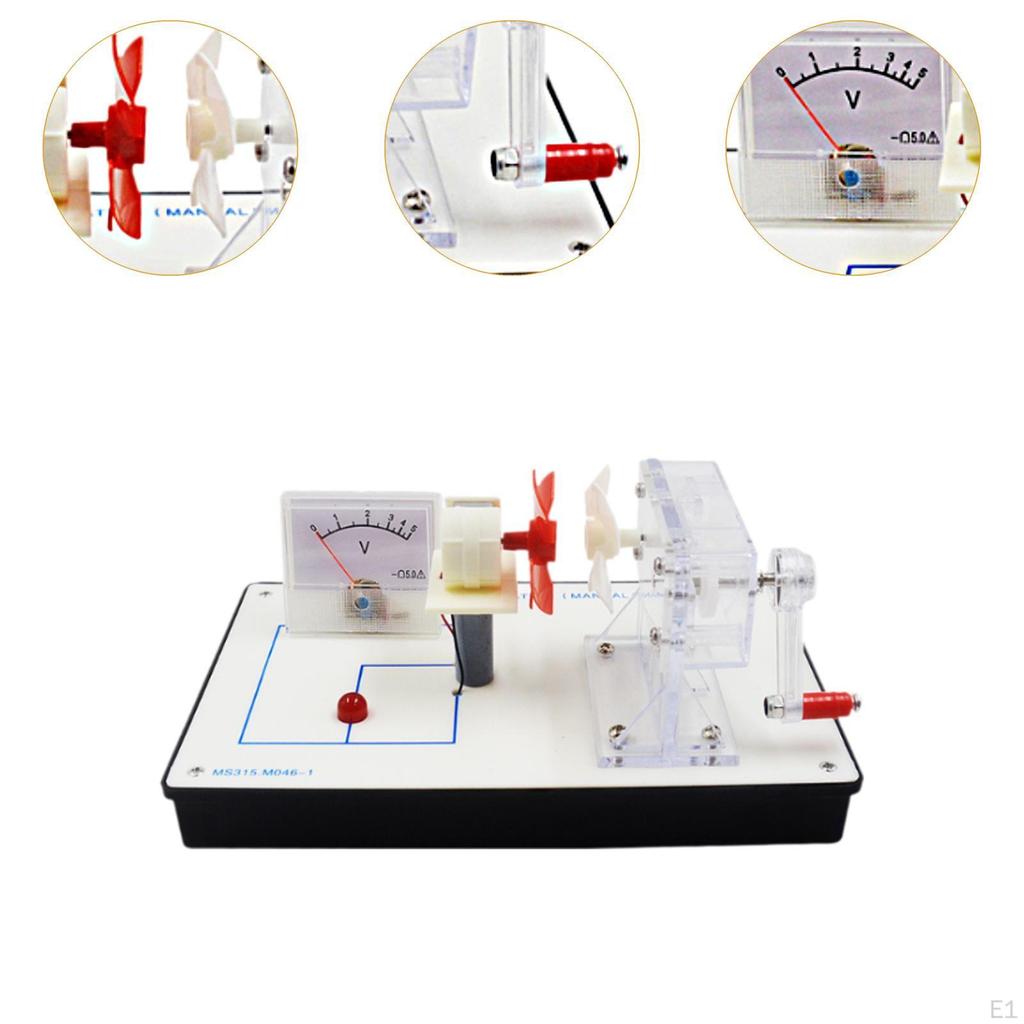 Kurbelgenerator Glühbirne Wissenschaftsexperimentierkasten für Bildung