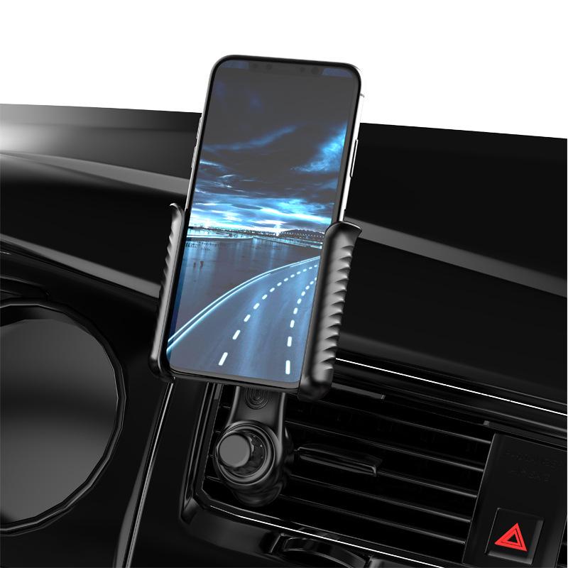 Refined Rod Base Car Phone Holder for Navigation - Universal Air Vent Mount