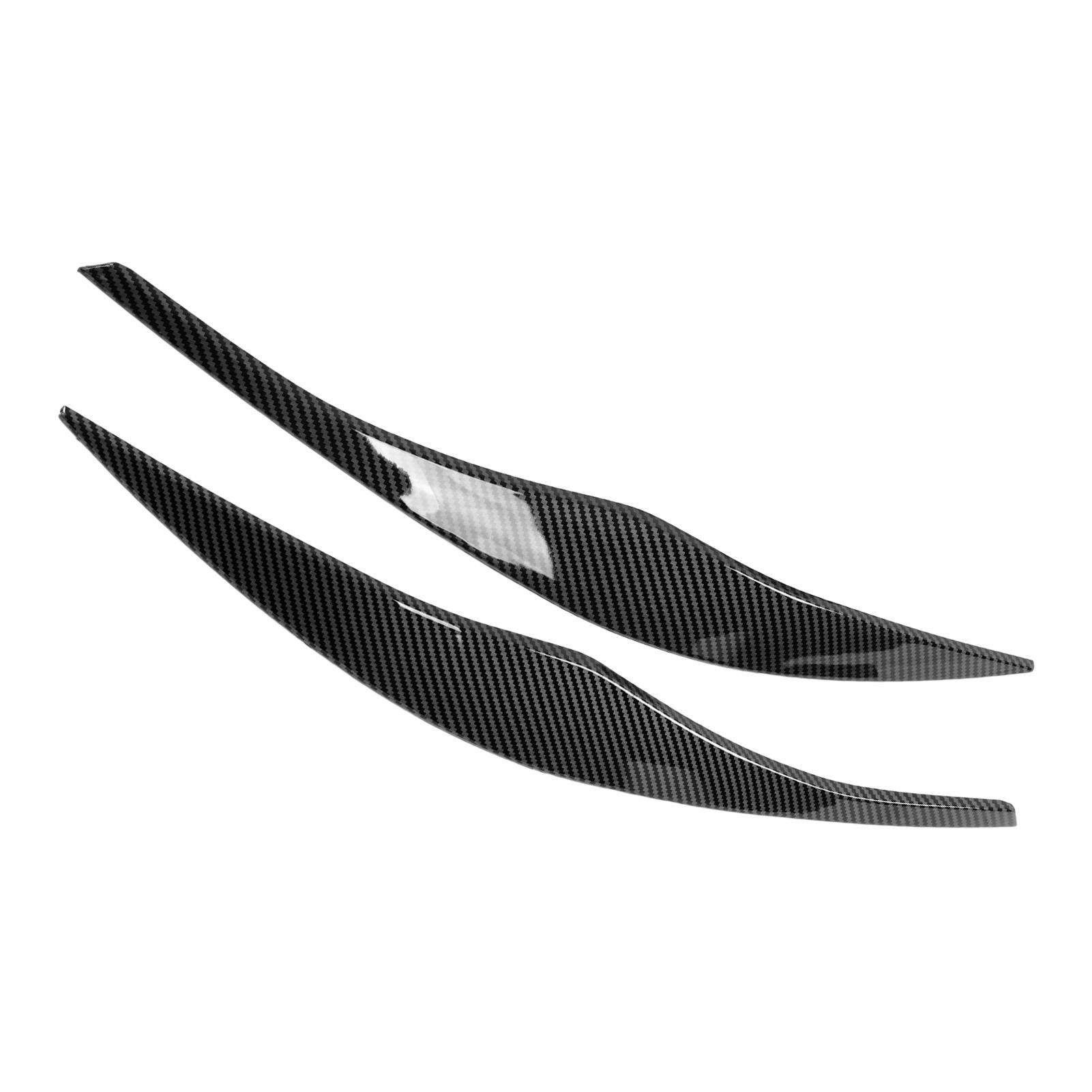 

2 шт., передняя фара, крышка для бровей, замена внешней отделки автомобиля для 3 серии E90 E91 Sedan Touring