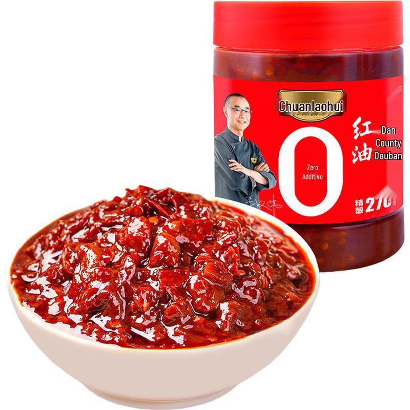 Chuanlaohui 0-Additive Red Oil Pixian Doubanjiang