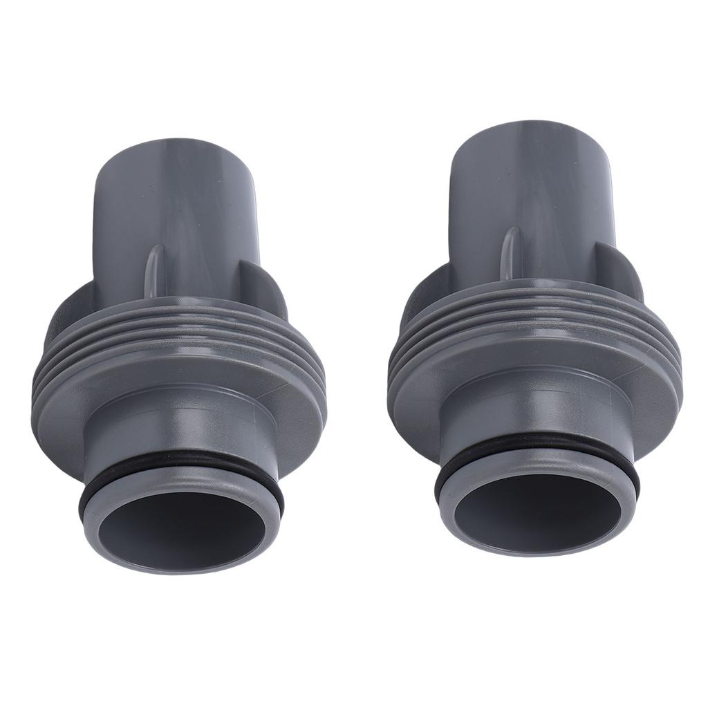 2PCS Pool Hose Adapter Fit for P6916 Good Sealing Plastic 1.5 Inch Pool Filter Pump Hose Adapter E