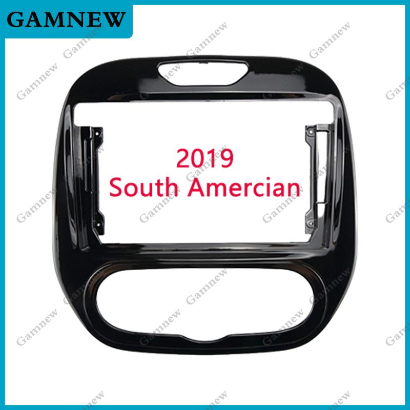 

9-дюймовая автомобильная рамка-фасция, адаптер, Canbus-бокс, декодер, комплект панели для установки в приборную панель Android-магнитолы для Renault Captur Clio 2013-2019 2019 South Amercian