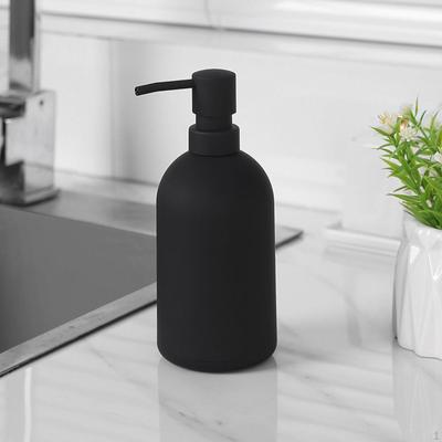 Zwarte Zeepdispenser Lotion Leeg Aanrecht Thuis Keuken Appartement Praktisch Navulbaar
