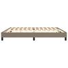 Vidaxl Bed Frame Without Mattress, Taupe, 200X200 Cm, Upholstered