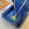 Simple Necklace Elephant Pendant Choker Fashion Gold Plated Chain  Women