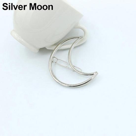 Fashion Women Geometry Golden Silver Tone Triangle Hairpin Hair Clip Hair Accessories
