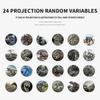 Kids Projection Flashlight 24 Patterns Children Cartoon Dinosaur Flashlight Dinosaur Pattern Projector Flashlight Birthday Gift