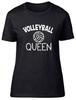 Volleyball Queen Fitted Unisexs Ladies T Shirt