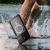 iPhone 15 Pro Red Pepper Waterproof Metal Case: Pressure-Resistant, Easy-Use Protective Diving Cover