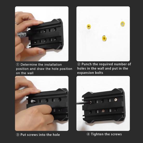 Bike Rack Stand with Expansion Screws Strong Load-bearing Not Easily Deformed Storage Vertical Bike Mount Adjustable Wall Mount Bike Hanger