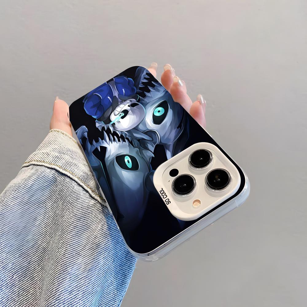Sans U-Undertale Spiel Handyhülle Für IPhone 17 Pro Max 15 Pro 16 14 Plus 12 13 Mini 11 Pro Stoßfeste Bunte Hülle