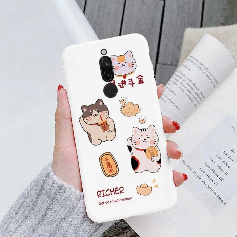 Silikoonist ümbris Redmi 8 8A Pro Redmi8 A kaitseümbris Pehme TPU armas multikas kass Owl Coque kotid jaoks Xiaomi Redmi 8 põrutuskindel telefoni ümbris taga kotid