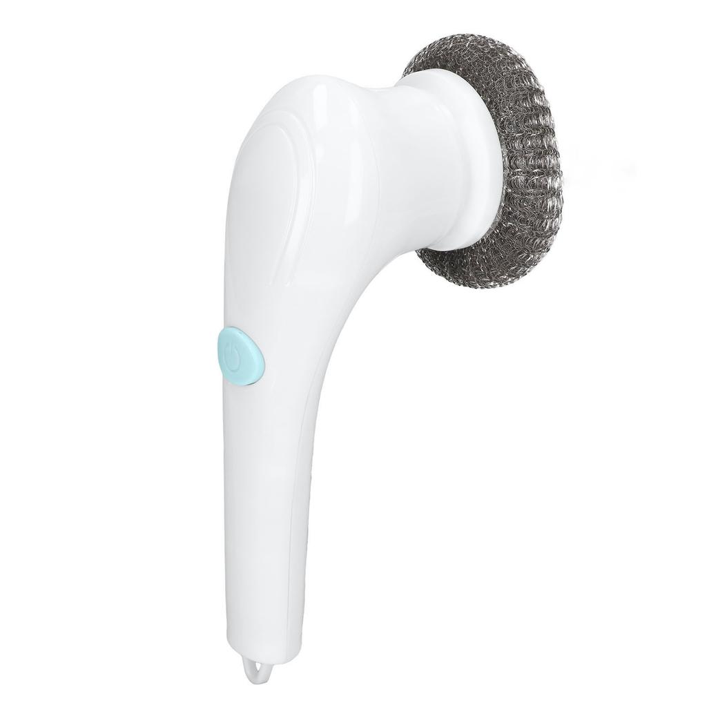 Electric Cleaning Brush Cordless Handheld Electric Spin Scrubber with 5 Brush Heads for Home