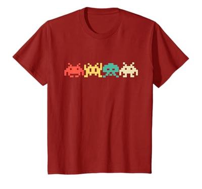 Camiseta Arcade Retro Vintage de Videojuegos de los 80